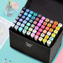 Dual Tip Marker Pens Set for Art Drawing