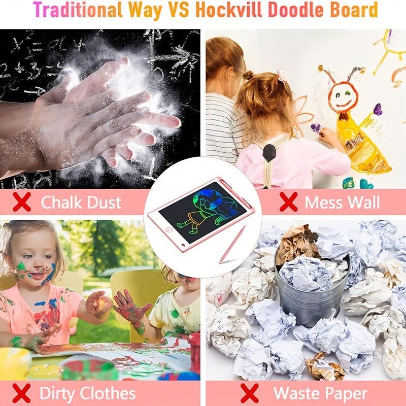 Colorful Doodle Board Reusable Electronic Painting Mat Gift