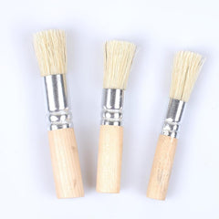 3 Pack Hollow Template Brushes - Acrylic & Watercolor - No Shedding