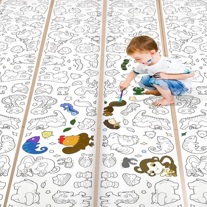 DIY Animal Painting Scroll Kit for Kids
