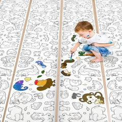 DIY Animal Painting Scroll Kit for Kids