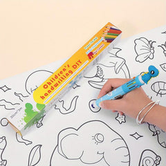 DIY Animal Painting Scroll Kit for Kids