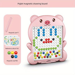 Kids Magnetic Drawing Board Puzzle with Steel Balls