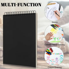 Sketchbook 19x25cm Spiral Bound 80 Sheets Acid-Free Art Sketch Pad