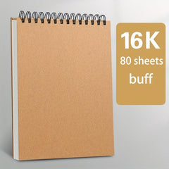 Sketchbook 19x25cm Spiral Bound 80 Sheets Acid-Free Art Sketch Pad
