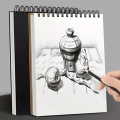 Sketchbook 19x25cm Spiral Bound 80 Sheets Acid-Free Art Sketch Pad