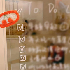 Mini Transparent Acrylic Erasable Doodle Board