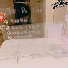 Mini Transparent Acrylic Erasable Doodle Board