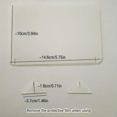 Mini Transparent Acrylic Erasable Doodle Board