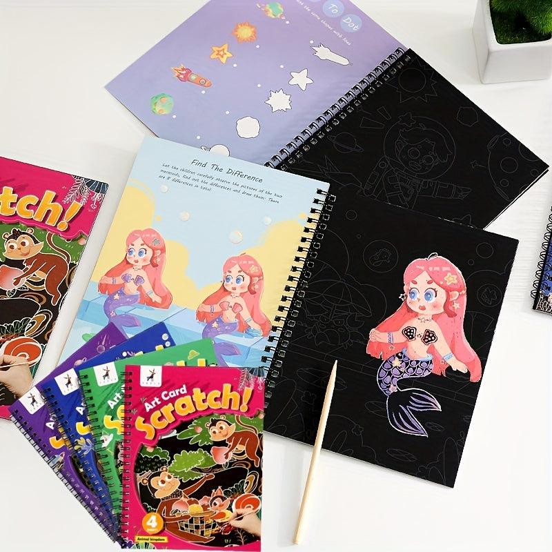 DIY Scratch Book Set for Kids - Unlock Creative Potential