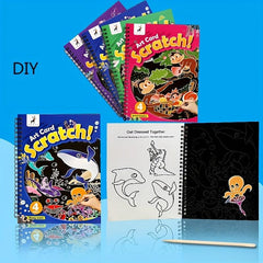 DIY Scratch Book Set for Kids - Unlock Creative Potential