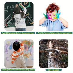 Colorful LCD Writing Tablet 21.59cm - Reusable Drawing Pad for Kids