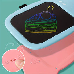 Colorful LCD Writing Tablet 21.59cm - Reusable Drawing Pad for Kids