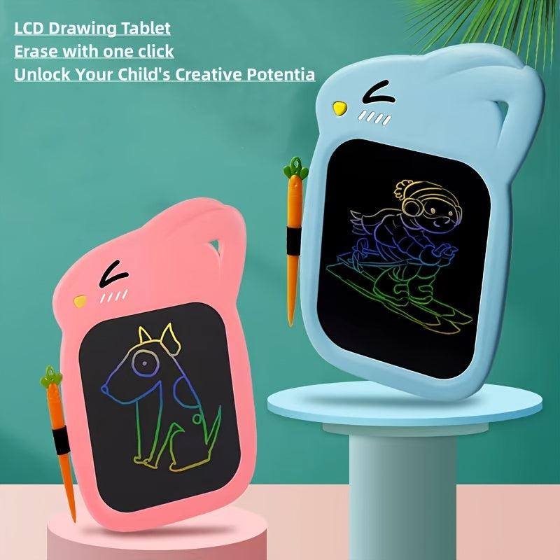 Colorful LCD Writing Tablet 21.59cm - Reusable Drawing Pad for Kids
