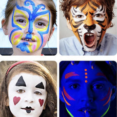 Luminous Face Painting Crayons Party Halloween Christmas Body Makeup Props