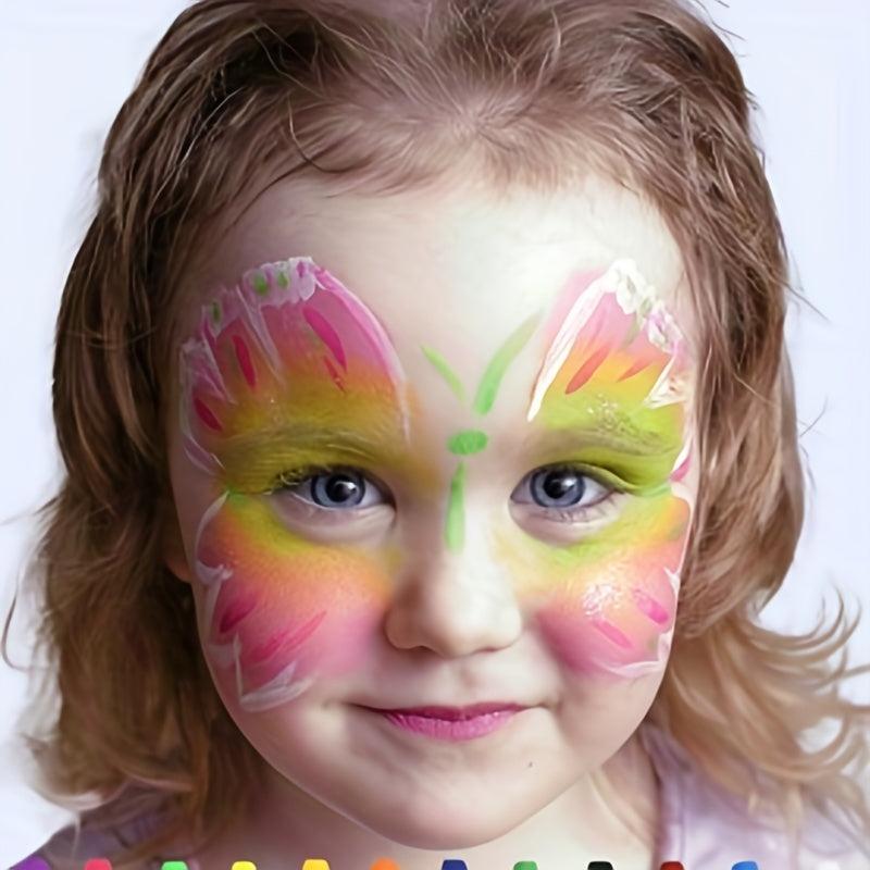 Luminous Face Painting Crayons Party Halloween Christmas Body Makeup Props