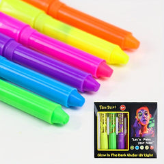 Luminous Face Painting Crayons Party Halloween Christmas Body Makeup Props