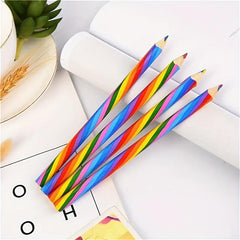4pc Rainbow Pencils School Supplies Halloween Christmas