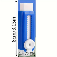 3pcs Macaron Push-pull Erasers for School Office Pencils