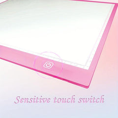 A3 Pink LED Copy Board for Painting Sketch Copy