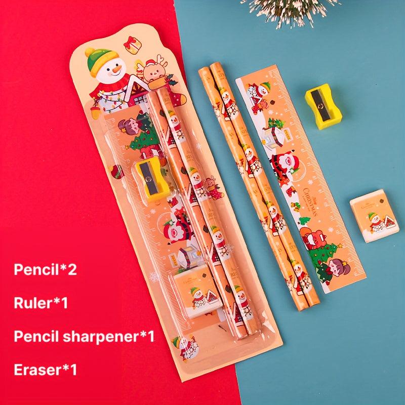 5pcs Christmas Cartoon Painting Tools Set