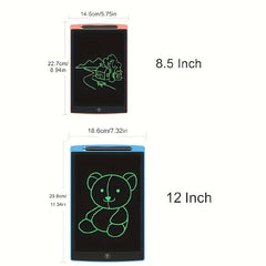LCD Writing Tablet 8.5 Inch, Doodle Draw Write Colorful Screen Home School