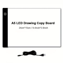 LED Drawing Copy Board A5 3 Level Dimmable Painting Tablet Kids Learning Toy