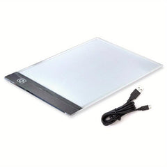 LED Drawing Copy Board A5 3 Level Dimmable Painting Tablet Kids Learning Toy