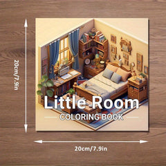22pcs Pocket Room Coloring Book Halloween Thanksgiving Christmas Holiday Party