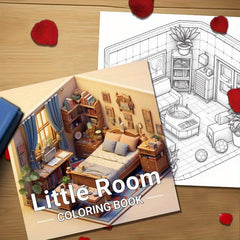 22pcs Pocket Room Coloring Book Halloween Thanksgiving Christmas Holiday Party