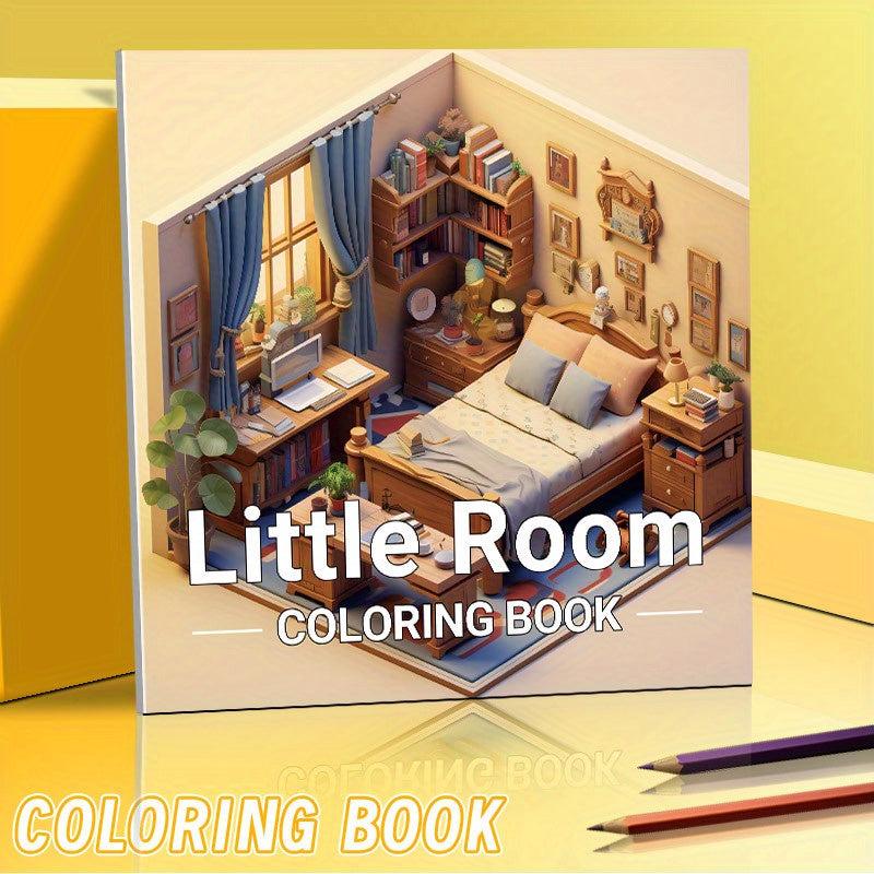 22pcs Pocket Room Coloring Book Halloween Thanksgiving Christmas Holiday Party