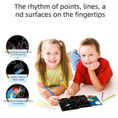 Scratch Art Kit for Kids - Colorful Drawing Book