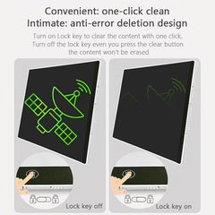 24x13cm Eye Protection LCD Drawing Board