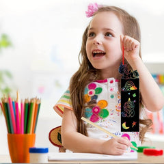 Scratch Paper Set 12pcs Scratch Paper And 12 Pens And 12 Slings