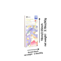 12 Sheets Watercolor Puzzle Book DIY Clip Art Paper