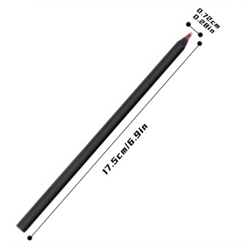 8pcs Rainbow Pencils 7 Colors For Students School Artists