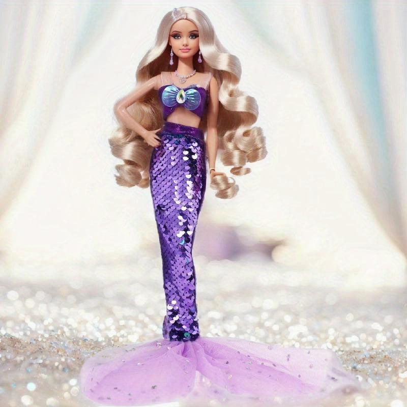 Mini Princess Doll Swimsuit Set Mermaid Top And Skirt Accessories