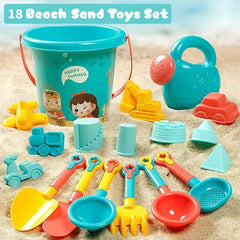 18Pcs Beach & Sand Toy Set for Kids' Summer Fun