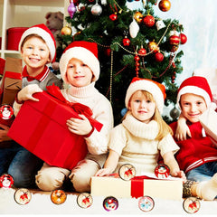 Christmas Party Balls Rubber Bouncing Balls Party Favor Supplies