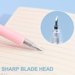 Pen Printing Utility Art Paper Cutting Sticker Scrapbooking School Supplies DIY