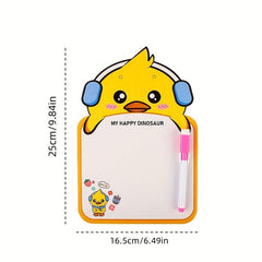 4pcs Cartoon Erasable Drawing Board Double sided Writing Graffiti Board