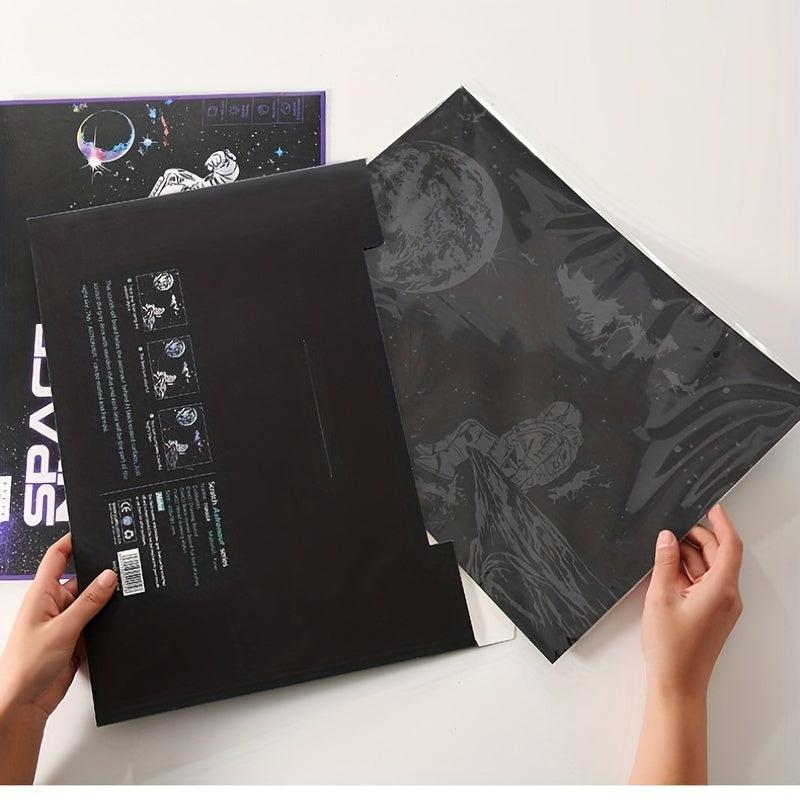 2pcs Scratch Art For Kids Rainbow Scratch Paper Painting Kit