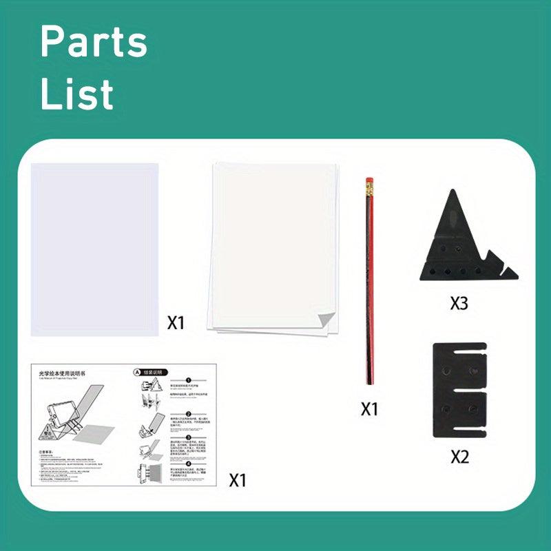 Optical Drawing Board Portable Sketching Tool Projection Copying Board