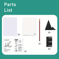 Optical Drawing Board Portable Sketching Tool Projection Copying Board