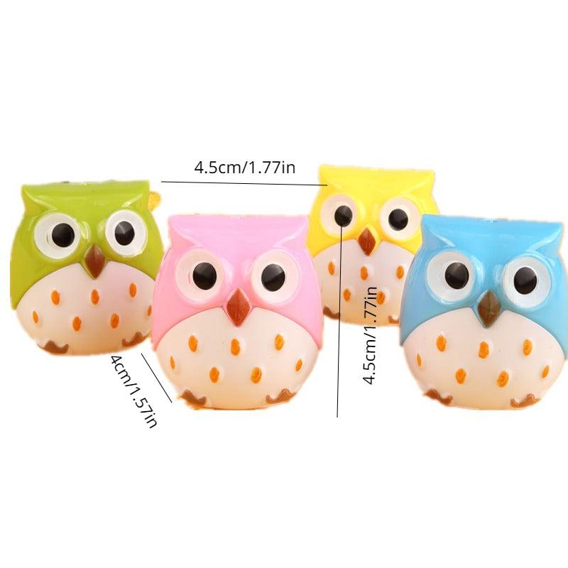 Cartoon Owl Pencil Sharpener for Art Students
