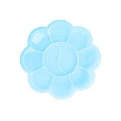 Plastic Painting Palettes Watercolor Gouache Plum Blossom Art Palettes