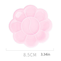 Plastic Painting Palettes Watercolor Gouache Plum Blossom Art Palettes