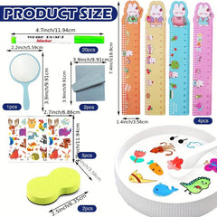 32pcs Kids Magic Watercolor Pen 12 Colors Floating Magic Pen With Mirror