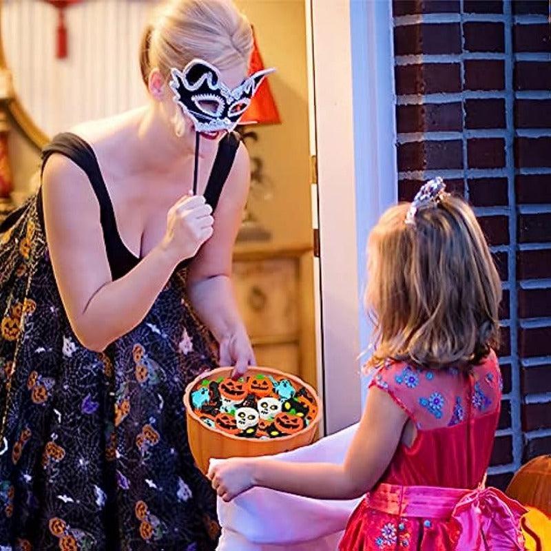 20pcs Halloween Erasers For Kids Bulk 6 Styles Mini Erasers Assortment