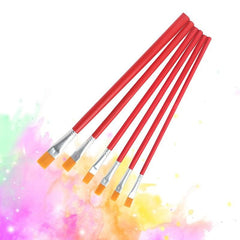 6pcs Nylon Brushes Set Painting Acrylic Student Art Drawing Brushes